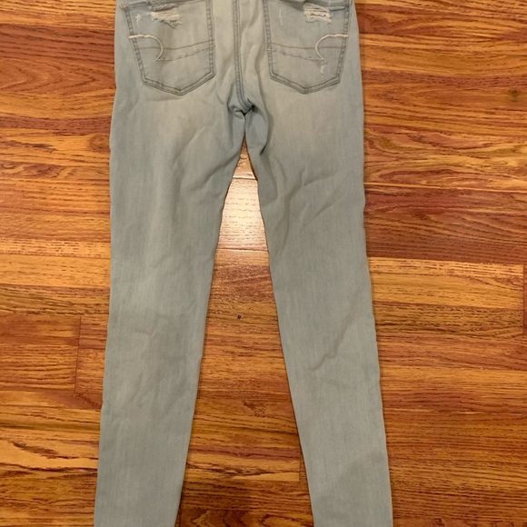 AE light wash ripped jeggings - Picture 4 of 6